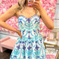 Santorini Skies Mini Dress
