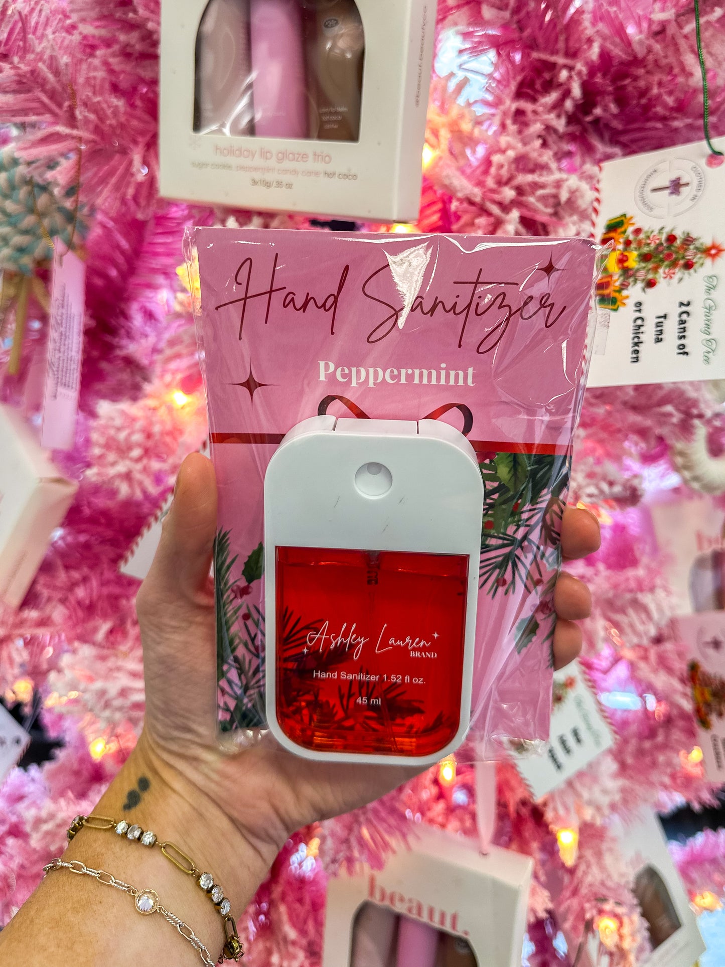 Christmas Hand Sanitizer Spray