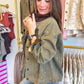 Countryside Chic Floral Shacket - Burnt Olive