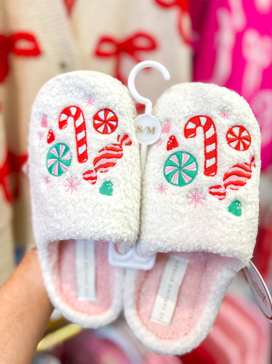 Sugar Rush Fuzzy Slippers