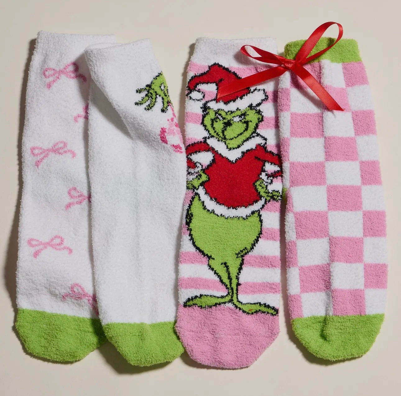 Green Monster Fuzzy Socks Gift Set