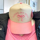 Doing My Best - Pink Vintage Trucker Hat