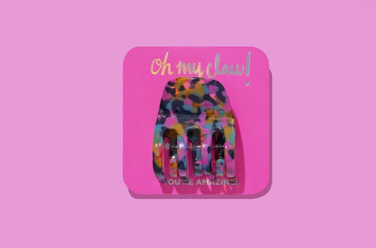 Claw Hair Clip On Affirmation Card - "You're Amazing!"