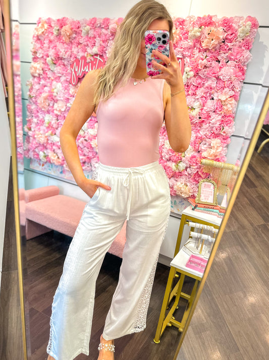 Cove Breeze Crochet Lace Pants
