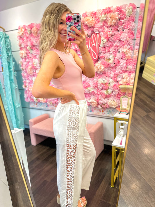 Cove Breeze Crochet Lace Pants