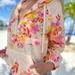 Rosie Floral Print Hoodie Windbreaker