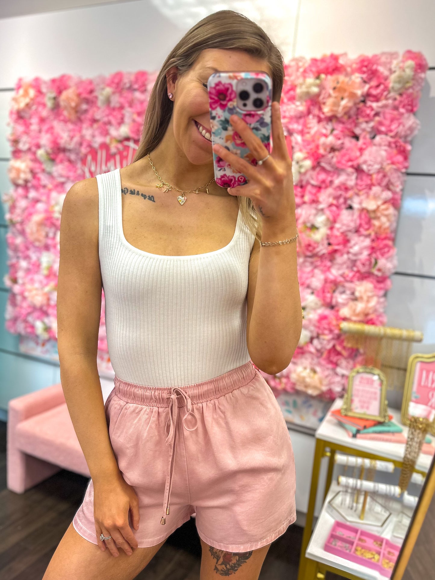 Sienna Square Neck Ribbed Bodysuit