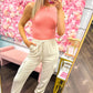 Shoreline Soft Linen Cargo Joggers