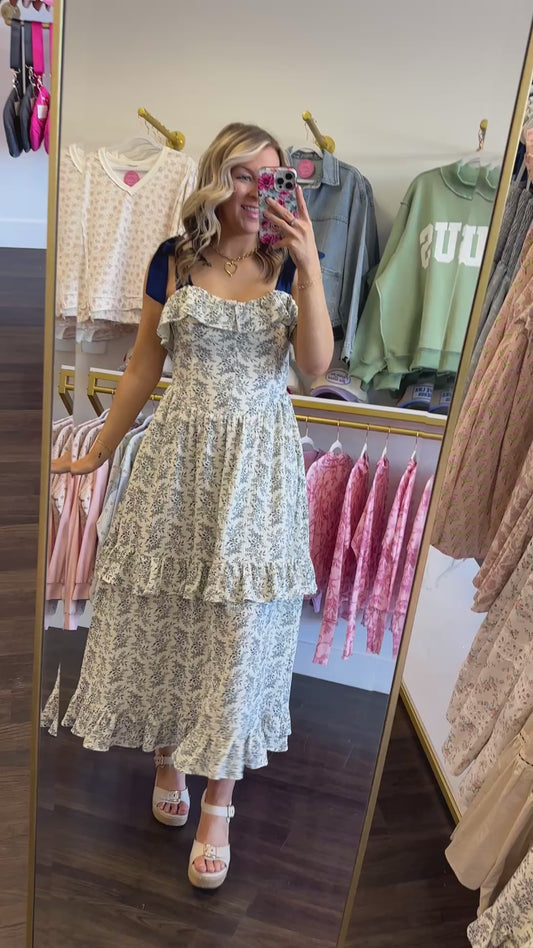 Rosalie Ruffle Maxi Dress