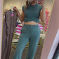 Comfy Chic Jogger Set - Dark Teal
