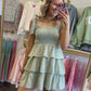 Selah Seafoam Floral Mini Dress