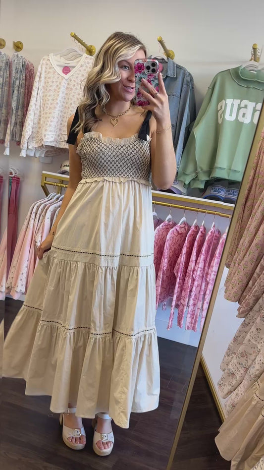 Scottie Smocked Maxi Dress