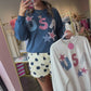 USA Patchwork Star Sweatshirt - Heather Ivory