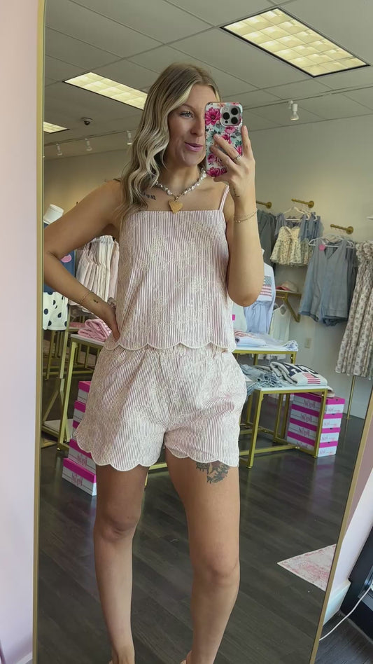 Summer Sweetheart Scallop Tank