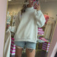 Cross / Jesus Saves Reversible Mock Neck Sweatshirt
